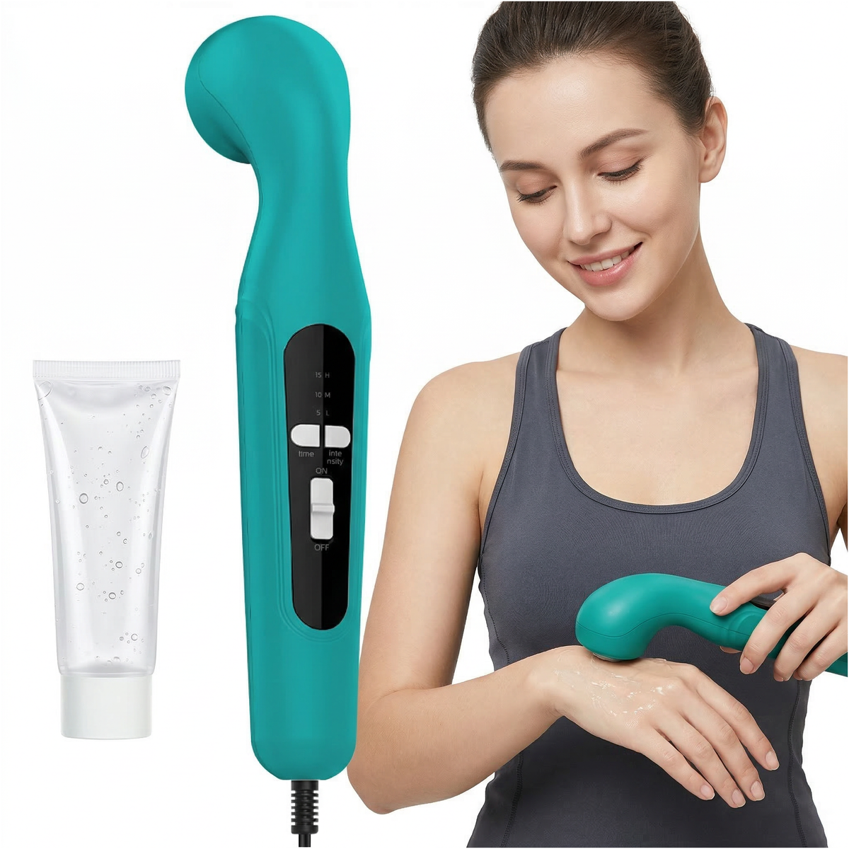 Home Ultrasound Therapy Machine,Rapid Release Therapy Massager Deep Tissue,Portable Quiet Shockwave Therapy Machine,Body Muscle Relaxation Devices