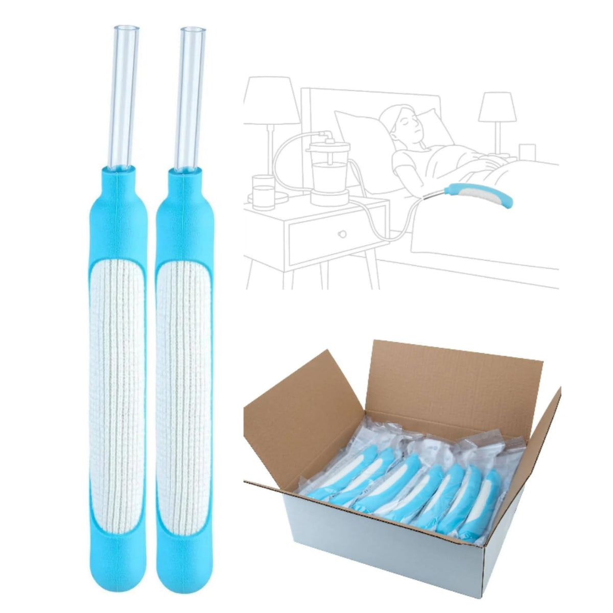 30 pack Female External Catheter, External Urine Collection Accessories with Soft & Comfortable Design for Daily Care