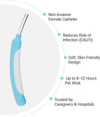 30 pack Female External Catheter, External Urine Collection Accessories with Soft & Comfortable Design for Daily Care